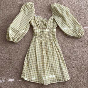 Charlie Holiday gingham mini dress, size S